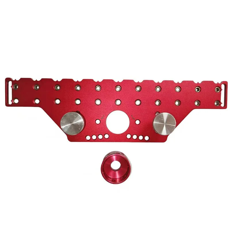 Industrial Adjustable 2-Hole Punch Auxiliary Tool for Furniture Wardrobe Door Handle Customizable OEM Woodworking Installation