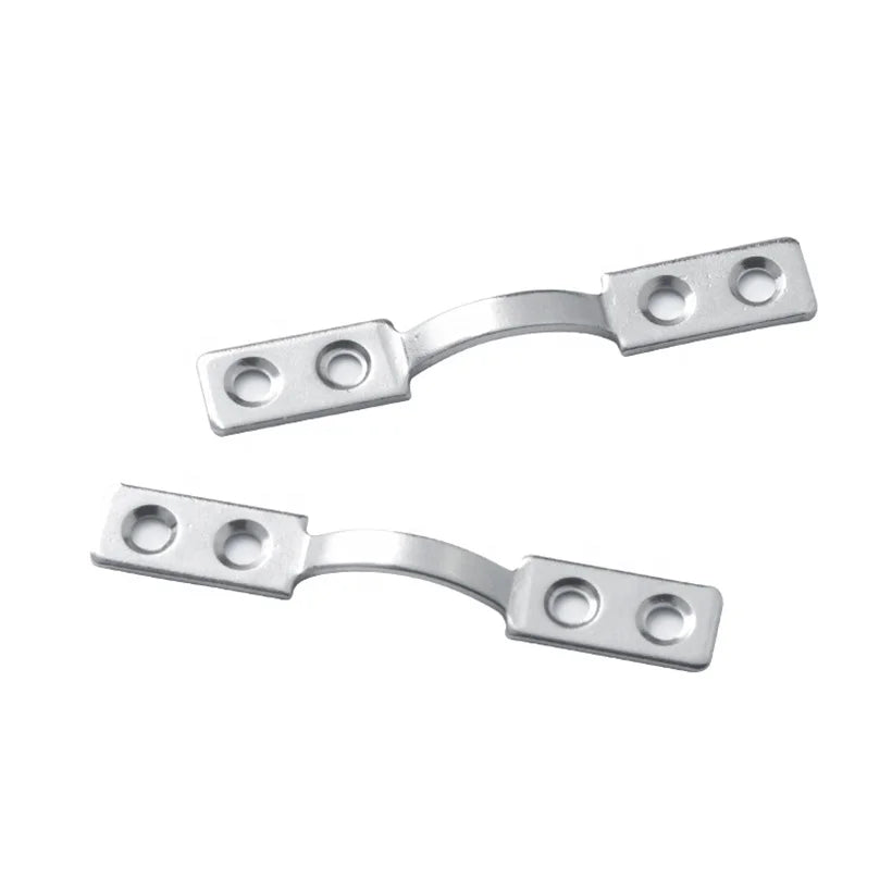 TS-K064 Iron Zinc Plated Picture Frame Self Fix Hanging Hooks Two-hole Small Pull Handle Design Photo Frame Hardware