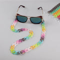 Yiwu Factory Popular New UV Chain Multicolor Handmade Acrylic Eyeglass Holder Lanyard 70CM FS Brand Eyewear Accessories