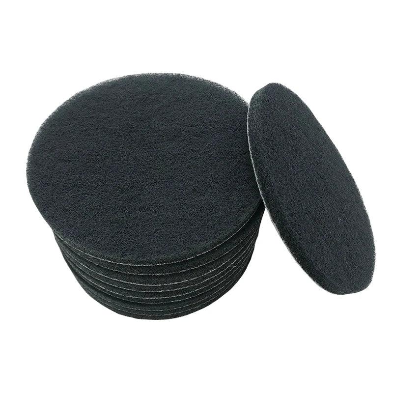 10 PCS6 Inch Multi-purpose Flocking Scouring Pad Round 400-800 Grit Industrial Heavy Duty Nylon Cloth for Polishing & Grinding