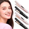 Automatic LED Ceramic Hair Curler Straightener PTC Heating Fast Heating Negative Ion Steam Straightener-Fluffy Hair Styler Tool