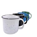 Custom Classic 15oz Vintage Speckled Camping Mug Modern Custom Logo Printed  Gift Enamel Stoneware Ceramic Coffee Mugs