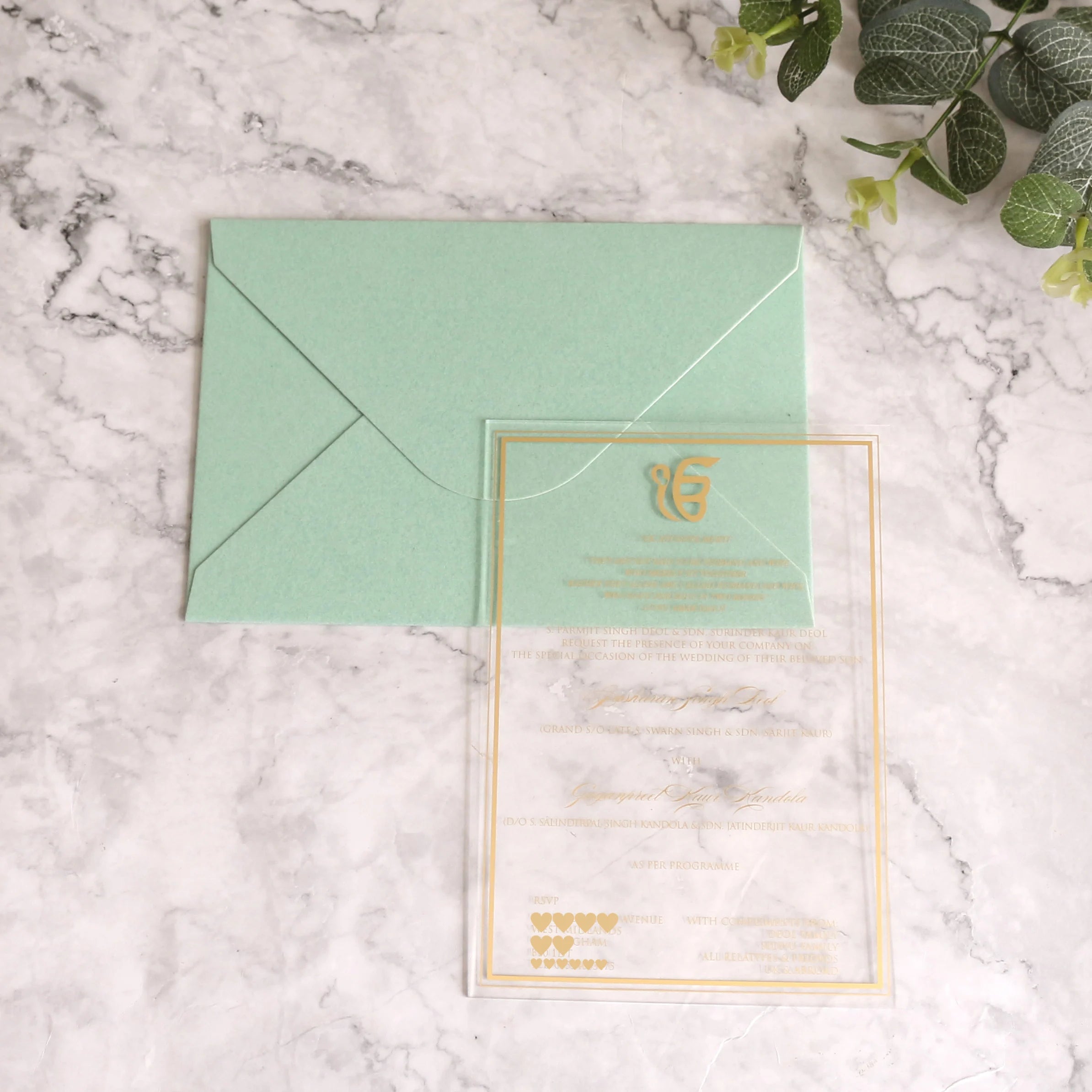 Customized Velvet Envelopes Birthday Invitation Custom Acrylic Wedding Cards With Custom Paper Envelopes