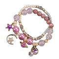Fashion Round Crystal Natural Stone Beads Charm Bracelet for Women New Arrivals Jewelry Gift