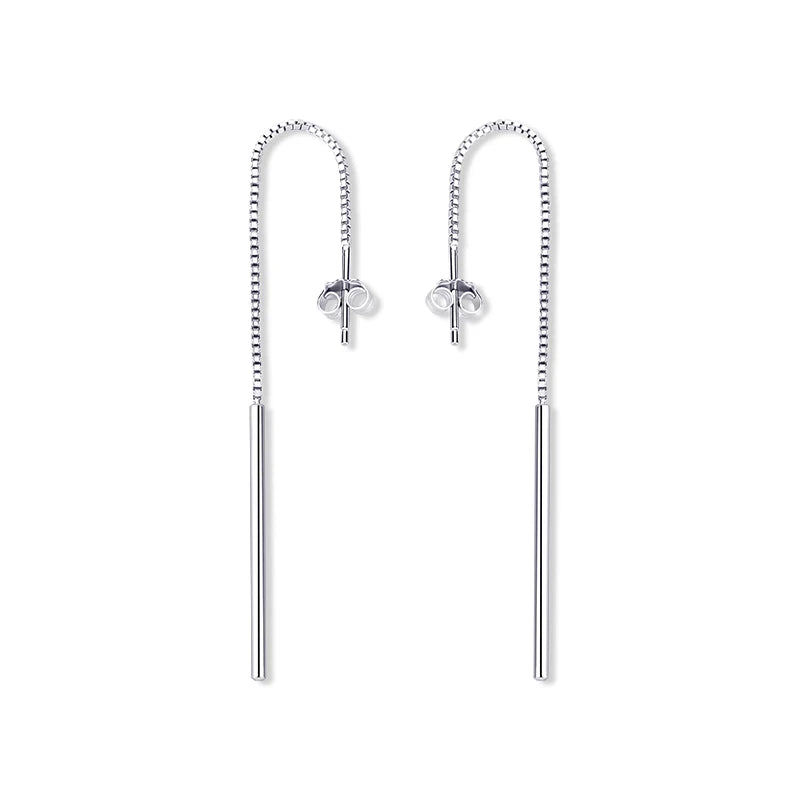 Mascot 925 Silver Gemstone Jewelry Solid Sterling Silver Tassel Earrings Handmade Jewellery for Women Earing
