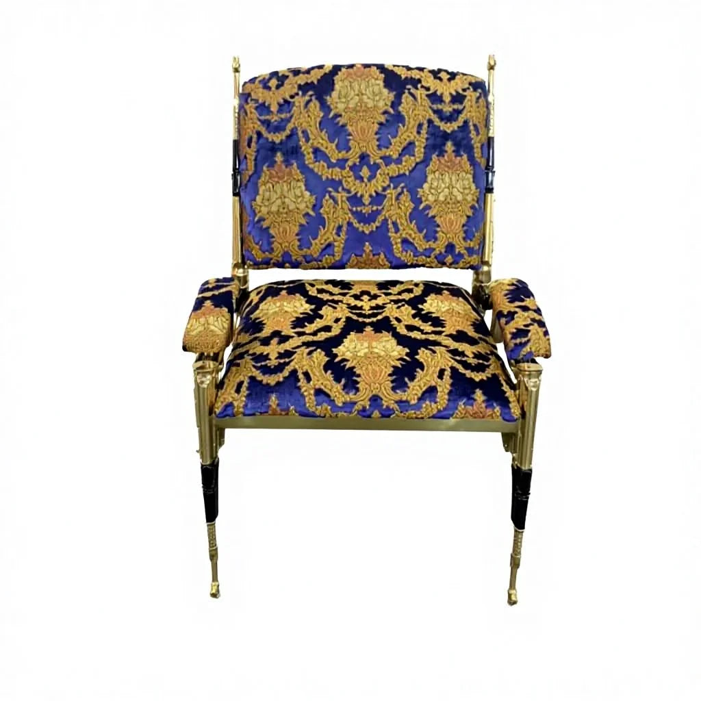 Italian Contemporary Velvet Lounge Chair High Quality Leisure Rotary Lobby Machine Gun Chair for Living Room Apartment