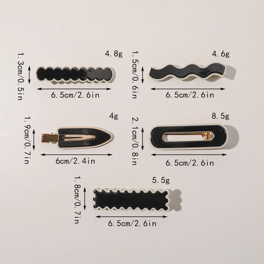 Wholesale Fashion Hair Clip Long Barrettes Geometric Hair Pin for Women Girls Hairpin Hair Accessories