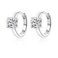 XEZ017 GRA Certified D Color Moissanite Diamond Earrings 925 Sterling Sliver Wedding Hoop Earring for Women Wedding Jewelry