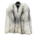 Best Selling Luxury Thick Warm Fur Jacket Real Fox Fur Coat Women Genuine Fur Coat