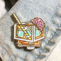 Pin Trendy Spinning Style Pinsback Enamel Pin Knitting Retro Anime Badge Brooch Soft Hard Screen Printed Custom Lapel Pin