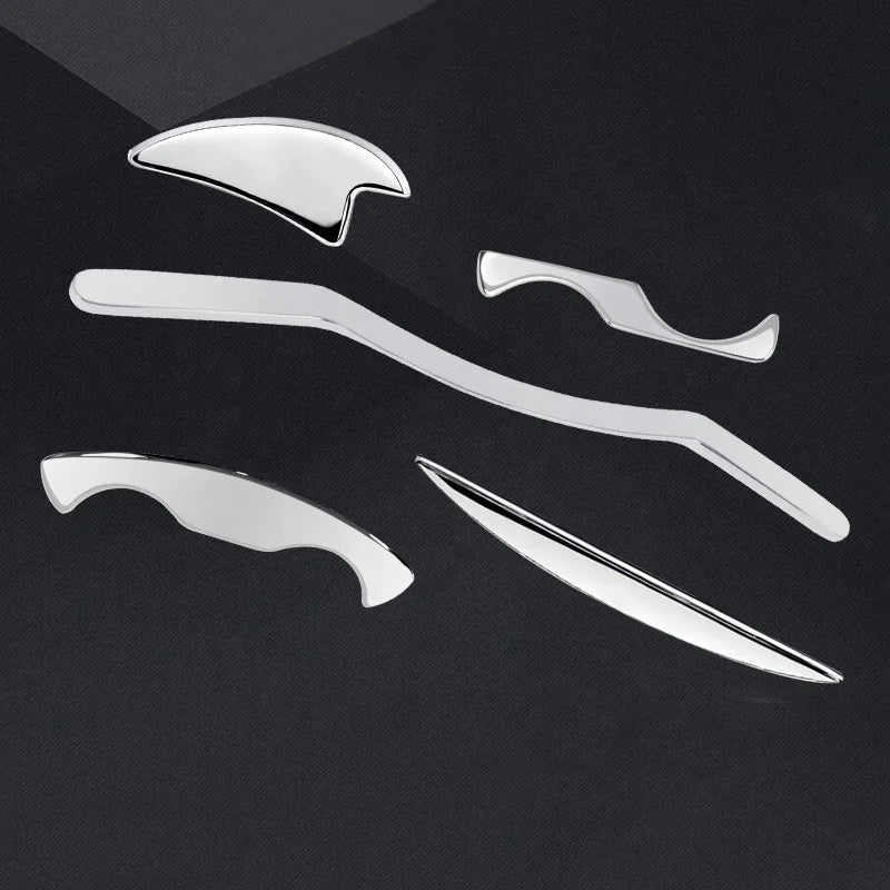 Stainless Steel Fascia Knife Five-piece Set Myofascial Release Knife Physiothera IASTM Tools Whole Body Fitness Special Gua Sha
