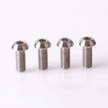 NH Gr5 Industrial Grade Anodized Round Head Titanium Bolts & Nuts 10-32 1/4-20 UNC Thread for Bicycle & Motorcycle MegaBDM