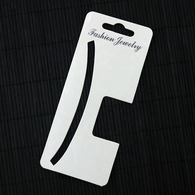 MIO Large Size Hair Claw Paper Display Card Custom Logo Hair Clip Cardboarnd for Package Hairpin Card