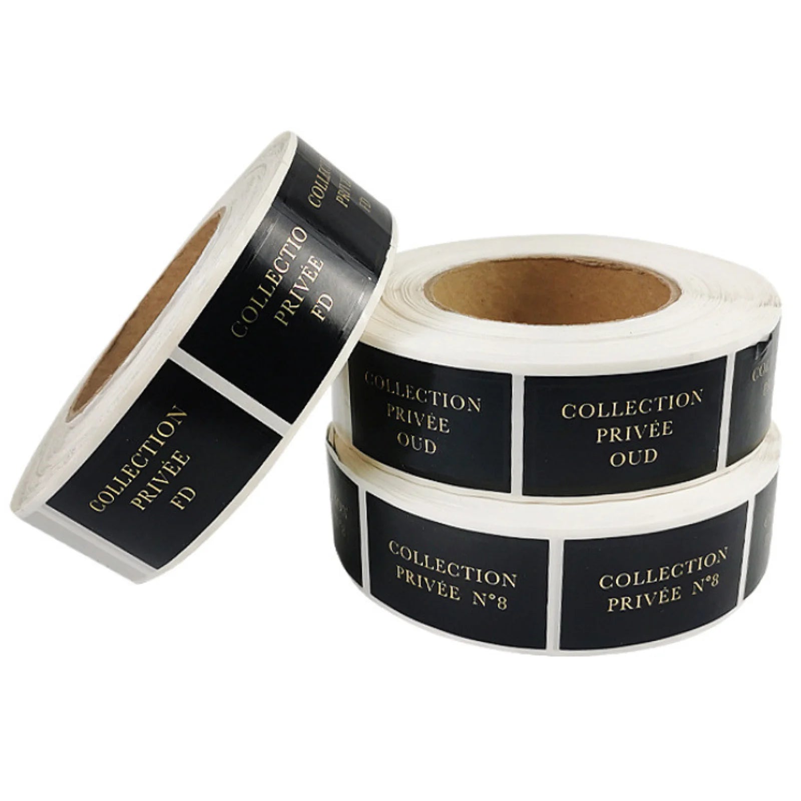 Custom Logo Adhesive Vinyl Sticker Roll Waterproof Label Printing Cheap Product Packaging Labels