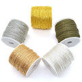 3*2mm Metal Chain Necklace Diy O Shape Chains for Bracelets Jewelry Making Components