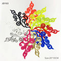 Multicolor Polyester Fiber DIY Dance Clothing Lace Patch Flower Decal Clothing Accessories