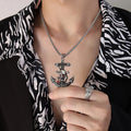 2022 Summer Fashion New Stainless Steel Creative Hip Hop Personality Trend Hot Selling Street Pendant Men's Necklace