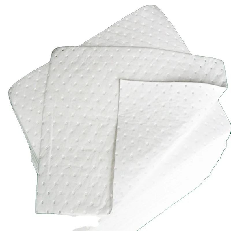 Oilspillpro OOA-M0350 Tearble 100pp Heavy Weight Oil Absorbent Sheet Industrial Cleaning Pad Oil Fence