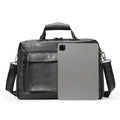 Custom Logo Large Laptop Pu Leather Sport Side Chest Sling Crossbody Luggage Travel Shoulder Messenger Bag for Men Women