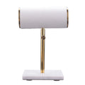 New Arrival Luxury Marble Watch Stand Holder Sublimation Double Watch Display Stand Jewelry Container
