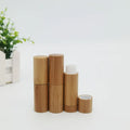 ECO Packaging Cosmetic Natural Wooden Empty Bamboo Lip Gloss Plastic Balm Containers Tubes ECO Packaging Cosmetic Natural Wooden