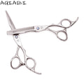 AQIABI Japanese Steel Hair Dressing Scissors 6\" Thinning Shears Stainless Steel Beauty Hair Cutting Scissors A1011
