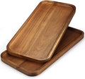 Tailai Wooden Rectangular Serving Tray Platter for Party Appetizer Food & Fruit Serving Handcrafted Wood Crafts Boxes Wall Signs