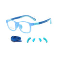 Wholesales Sheralor Degradable TR90 Square Bendable Safety Spectacle Optical Frame Adjustable Strap Changeable Hinge for Reading