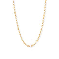 Chris April Fashion 18k Gold Plated Stainless Steel Hollow Hearts Link Chain Choker Necklace