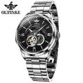 OUPINEK 3190 New Design Brand Custom Design Watch Manufacturer Men OEM Watch Stainless Steel Mechanical Men Wrist Watch