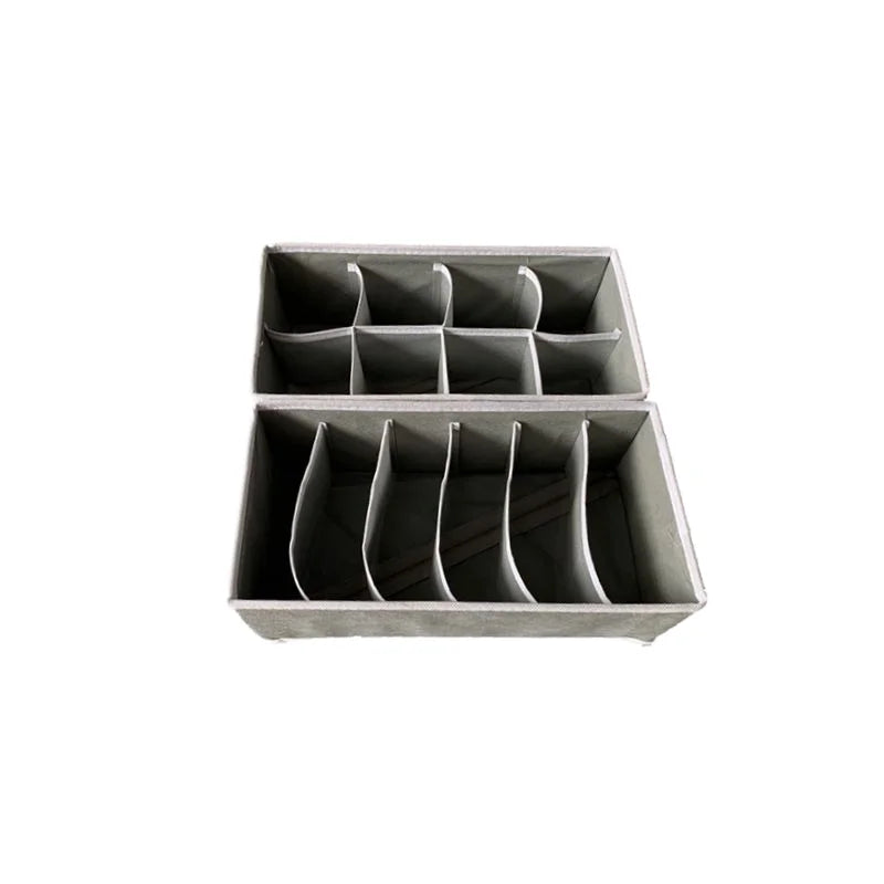 Popular Foldable Fabric Organiser for Underwear and Sock Storage Non-Woven Collection CardboardInset Homeware