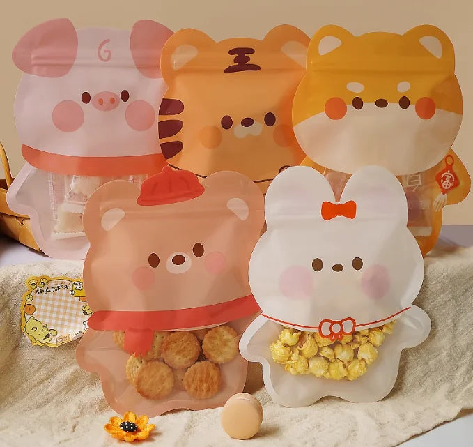 Food Grade Stand up Zip Lock Pouch Zipper Ziplock Plastic Package Nut Print Food Packaging  Pet Food Bag