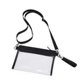Unisex Clear Crossbody Bag Vintage Bohemian Summer Design Stadium Approved for Work Sporting Events