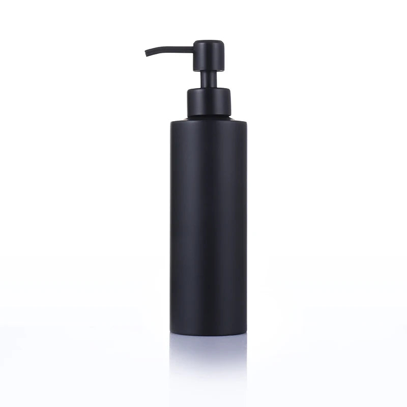 Custom 350ml Press Type Simple Shampoo Shower Gel Stainless Steel Soap Bottle for Family