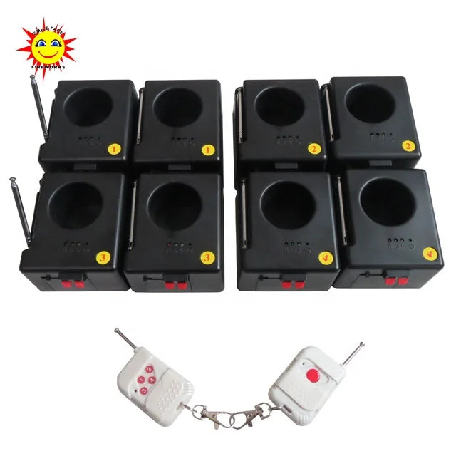China Remote Firing Systems 8 Cues Remote Control Special Effect Indoor Stage Cold Fountain Base Fireworks Firing System