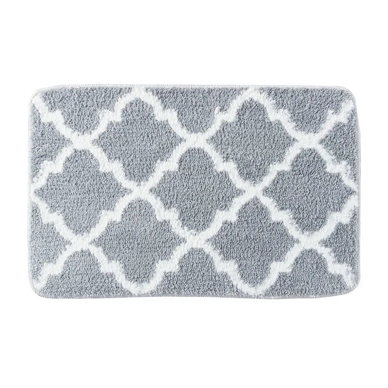 Factory Custom Absorbent Quick-dry Tufted Bath Mat Washable Non-Slip Microfiber Bathroom Tub Floor Rug
