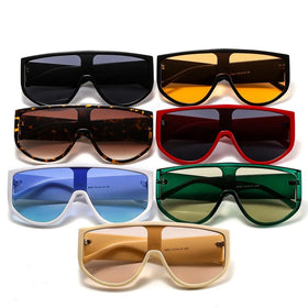 9095 Latest Ladies Designs Shades Men Ins Oversized Eyewear Brand Designer Trendy Womens Sunglasses 2024