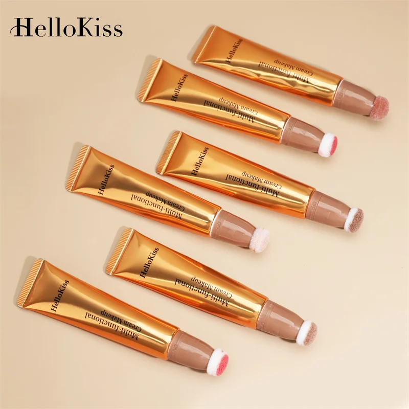 10 Colors High Gloss Multifunctional Vegan Body Cream Waterproof Makeup Bronzer Highlighter Palette Private Label Contour