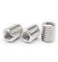 Stainless Steel M5*M8*10L Self Tapping Thread Insert Internal External Tooth Conversion Nut for Internal External Applications