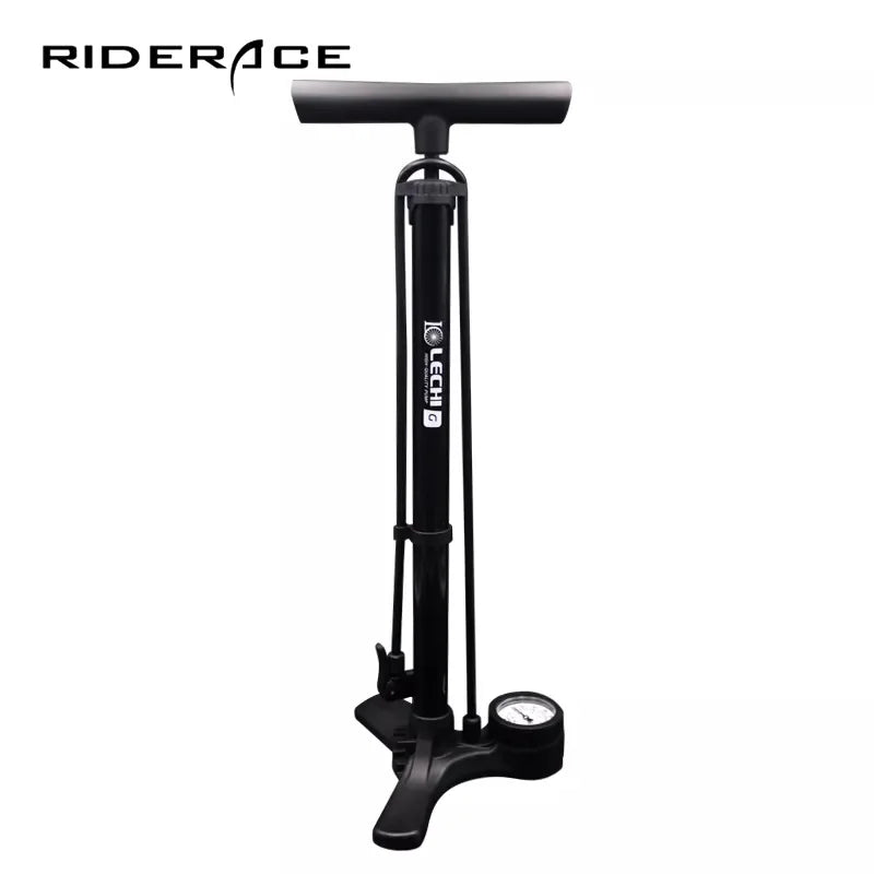 RIDERACE Bike Floor Pump 160PSI High Pressure Pump Road MTB Bicycle Hand Tire Pump for Riding Air Inflator Schrader Presta Valve