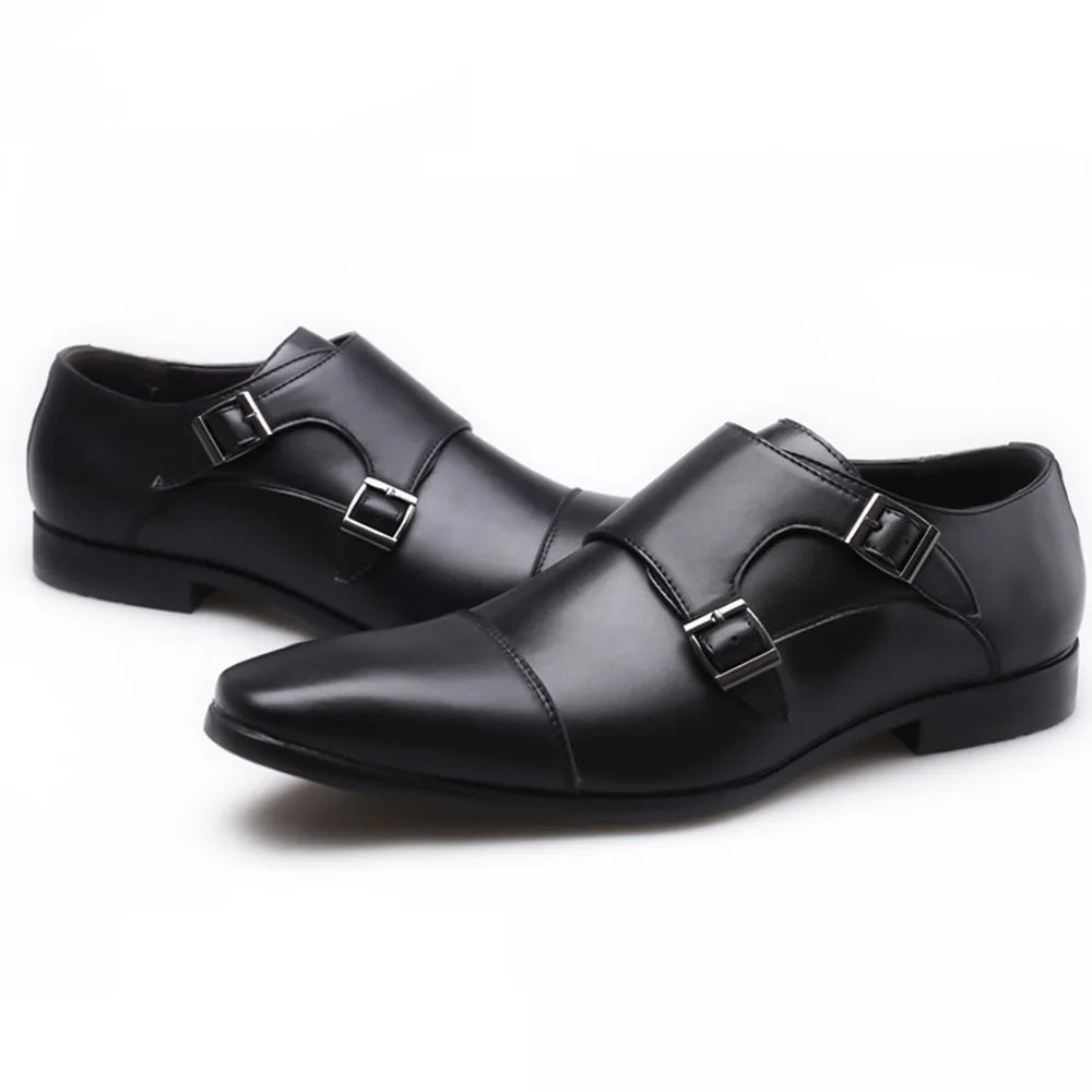 Wholesale Men's Business Dress Shoes extra Large Size Casual Shoes 48 Yards Pointed Office Casual Shoes Factory Direct Sales