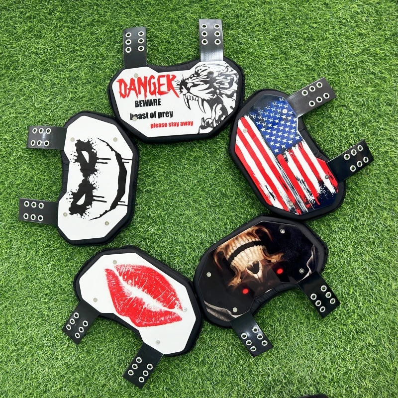 New Design Cheap American Football Back Plate Suitable for Shoulder Pads Lower Back Pads Adult Back Plate