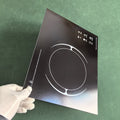 High Temperature Silk Printing Ceramic Glass Sheet Thermal Shock Resistance Microcrystalline Glass Panel for Induction Cooker