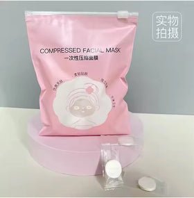 Compressed Facial Tissue Spa Special tencel Material Candy Grain Travel Portable Hydrating Masking Paper