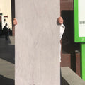 Modern Design Indoor and Outdoor Travertine Artificial Stone Flexible Big Slab with 3D Model Capability