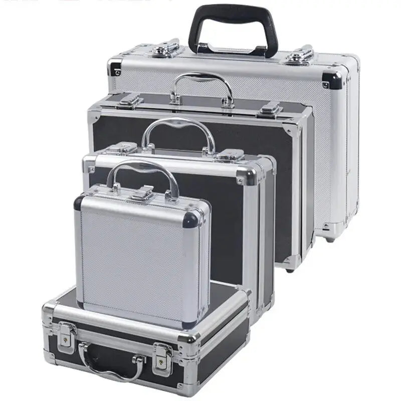 Portable Safety Tool Box Durable Aluminum Sponge Impact Resistant Storage Case