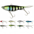 SNEDA 95mm 21g Soft Vibe Lure Fork Tail Sinking Swimbait Fishing Lure Soft Plastic Vibe Lure With Hook