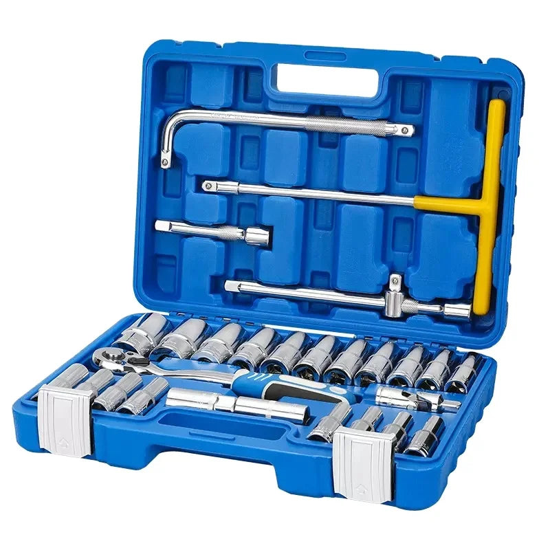 Car Repair Tools 28 Pieces Spanner Toolbox Set for Tool Cart With Mechanic Tools Full Automotive Set
