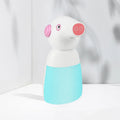 Lovely Automatic Soap Dispenser Rechargeable Pig Shape Touchless Foaming Hand Soap Dispenser Bathroom Plastic Refillable Bottle