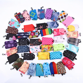 2023 Top Seller Cheap Price Eco Foldable Reusable Grocery Polyester Tote Shopping Bag with Custom logo Printed